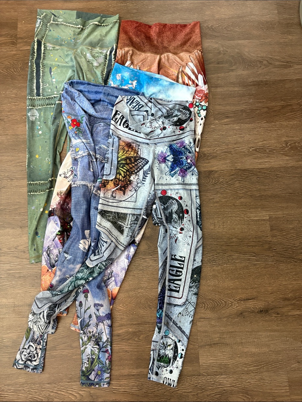 Niyama Sol Leggings Assorted Printed Leggings Bundle - Colorful Multi-Prints